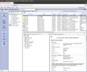 QALITEL conform FullWeb logiciel qualite gestion des non conformite interface de gestion administrateur p